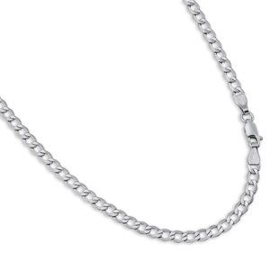Sterling Silver 925 8.3mm Curb Chain – 220